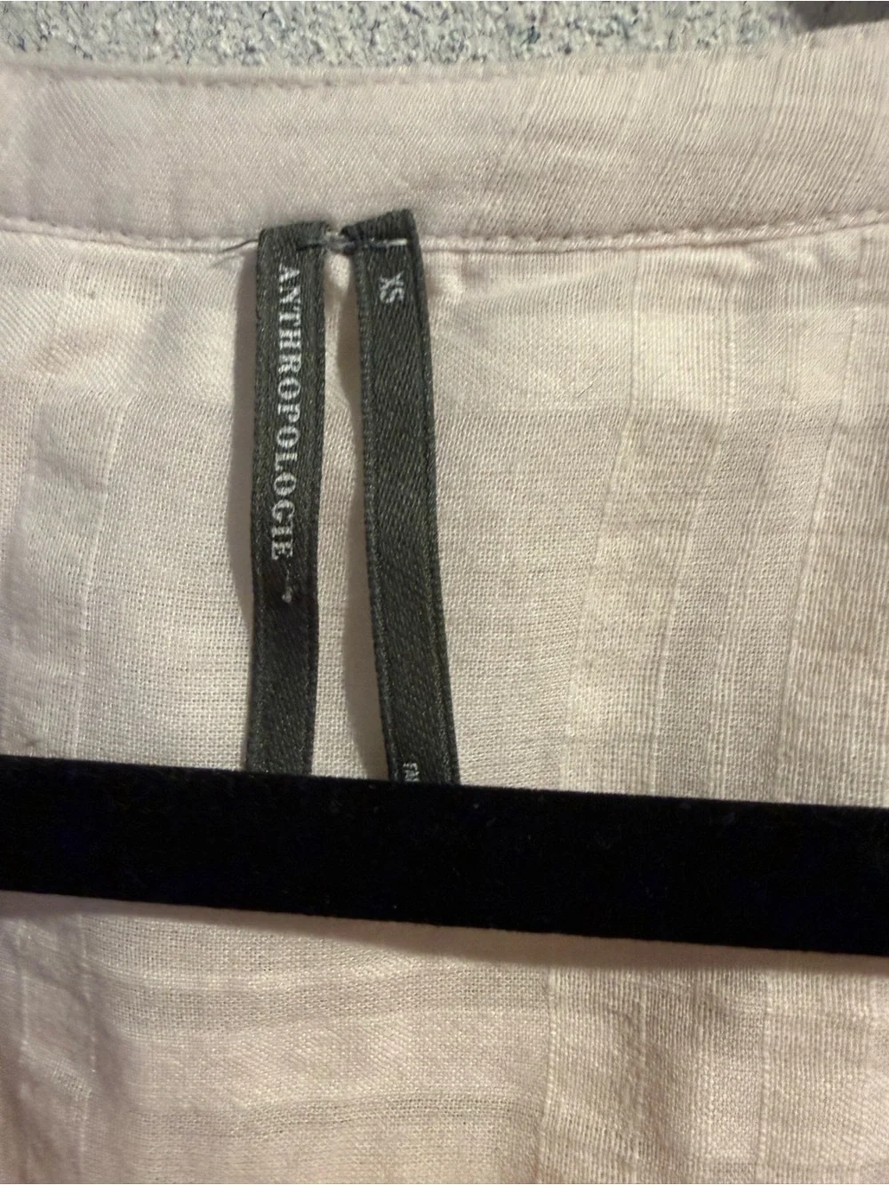 Anthropologie lightweight white